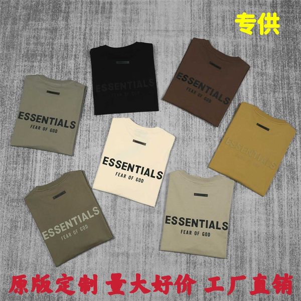 q35z 2023 men's and women's fashion t shirt t-shirts high street brand ess correct 3d three-dimensional glue dropping multi letter, White;black
q35z 2023 men's and women's fashion t shirt t-shirts high street brand ess correct 3d three-dimensional glue dropping multi letter, White;black