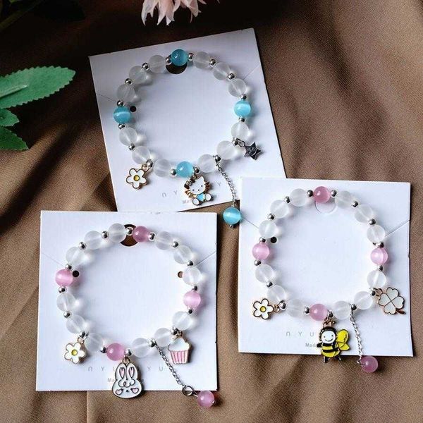 japanese and korean style elegant strand girlfriends opal little bee bracelet female special interest design beaded ornament, Black
japanese and korean style elegant strand girlfriends opal little bee bracelet female special interest design beaded ornament, Black