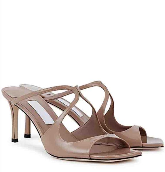 designer summer anise 75mm mules woman gladiator sandal nude heels slide outdoor dress heel square open toe patent leather slip on luxury pu, Black
designer summer anise 75mm mules woman gladiator sandal nude heels slide outdoor dress heel square open toe patent leather slip on luxury pu, Black
