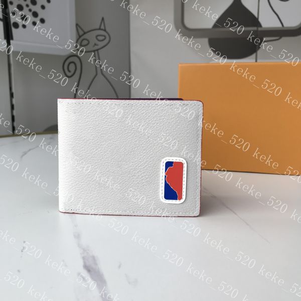 2023 designer wallets luxury adele purse men women clutch highs quality monograms zipper coin purses ladies card holder original box double, Red;black