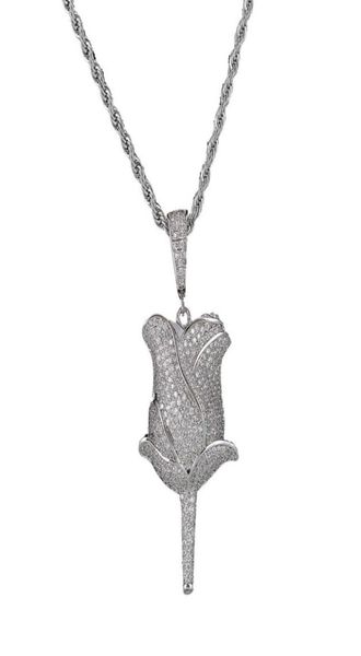 new rose flower petals necklace pendant with rope chain iced out cubic zircon bling men hip hop jewelry9523543, Silver
new rose flower petals necklace pendant with rope chain iced out cubic zircon bling men hip hop jewelry9523543, Silver