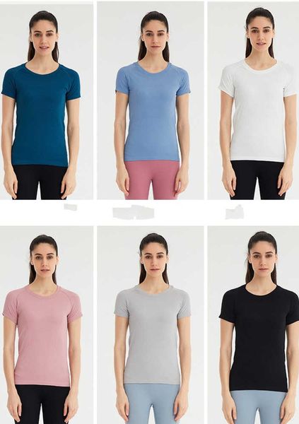 lu short sleeve yoga shirt u neck sports t-shirt women fitness knitted high elastic breathable athletic workout tee sportwear advanced desig, White
lu short sleeve yoga shirt u neck sports t-shirt women fitness knitted high elastic breathable athletic workout tee sportwear advanced desig, White