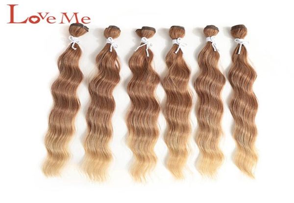 love me natural wave hair bundles wavy synthetic hair extensions ombre blonde hair weave bundles 6pcspack inch 2202168160232, Black;brown
love me natural wave hair bundles wavy synthetic hair extensions ombre blonde hair weave bundles 6pcspack inch 2202168160232, Black;brown