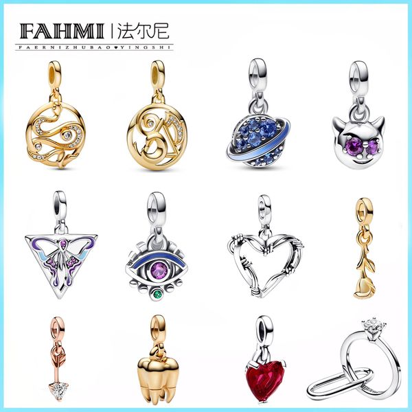 fahmi new 100% 925 sterling silver me series connector links charms the eye dangle fit original bracelet diy women jewelry gift, Bronze;silver
fahmi new 100% 925 sterling silver me series connector links charms the eye dangle fit original bracelet diy women jewelry gift, Bronze;silver