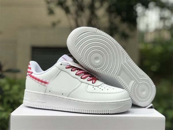 basketball designer shoes 1 07 low red gingham casual lifestyle sports sneakers white plaid mystic red dz2784-101 with original box, Red;white