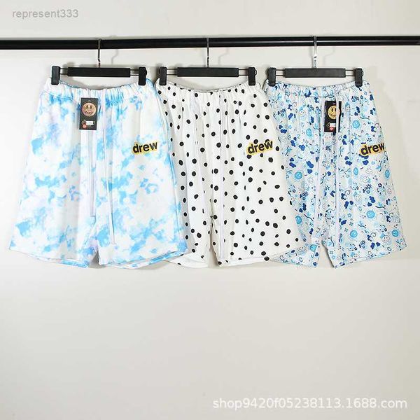 drew shorts new spring/summer blue and white polka dot cloud casual shorts for both men zrhx, White;black
drew shorts new spring/summer blue and white polka dot cloud casual shorts for both men zrhx, White;black