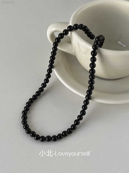 small north korea import and export s925 silver ball black agate necklace female personality sweet cool jewelry male and female fashion tren
small north korea import and export s925 silver ball black agate necklace female personality sweet cool jewelry male and female fashion tren