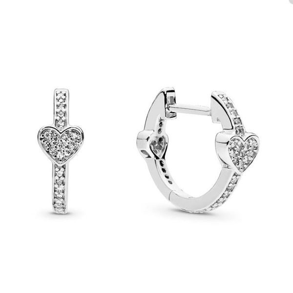 pave heart hoop earrings for pandora authentic sterling silver wedding party jewelry designer earring set for women girlfriend gift love ear, Golden;silver
pave heart hoop earrings for pandora authentic sterling silver wedding party jewelry designer earring set for women girlfriend gift love ear, Golden;silver
