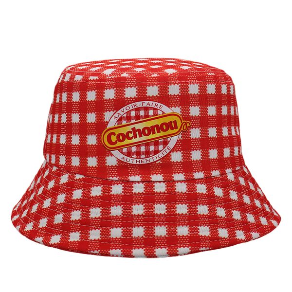 stingy brim hats beautiful cochonou bob hats red plaid style bucket hat men's breathable outdoor panama hat fisherman hat 230512, Blue;gray
stingy brim hats beautiful cochonou bob hats red plaid style bucket hat men's breathable outdoor panama hat fisherman hat 230512, Blue;gray