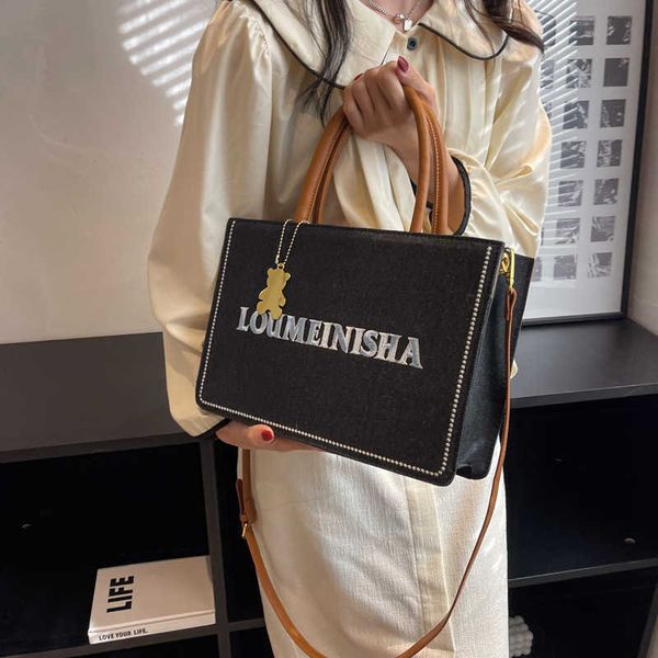 50% off 2023 fashion handbag women's small and high class hand tote new denim personalized embroidered letter one shoulder crossbody ba
50% off 2023 fashion handbag women's small and high class hand tote new denim personalized embroidered letter one shoulder crossbody ba