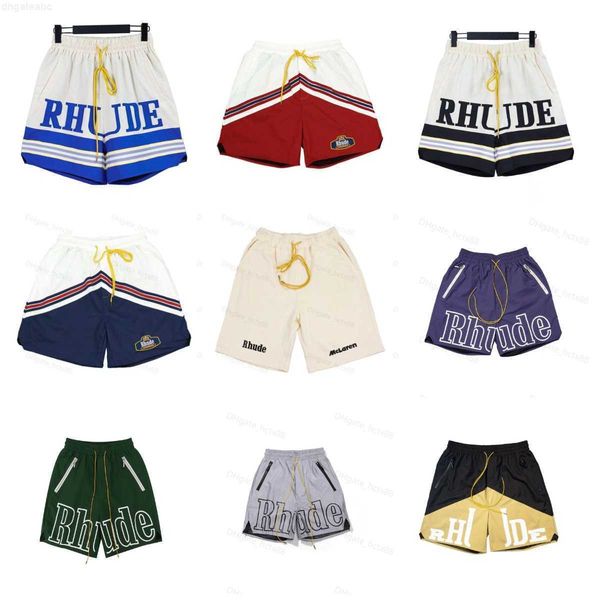 men's shorts designer rhude summer fashion beach pants men street wear red blue black purple mens loose short size s-xl 11, White;black
men's shorts designer rhude summer fashion beach pants men street wear red blue black purple mens loose short size s-xl 11, White;black