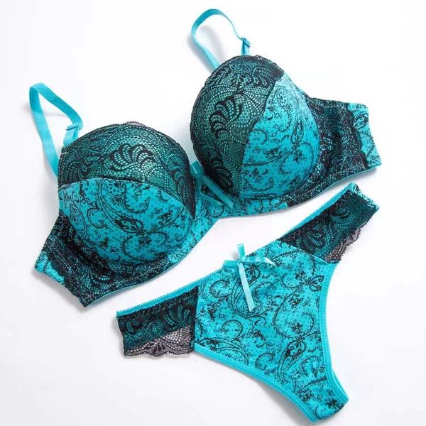 women's lace enhanced underwear flower embroidery black white large bras sets, Red;black
women's lace enhanced underwear flower embroidery black white large bras sets, Red;black