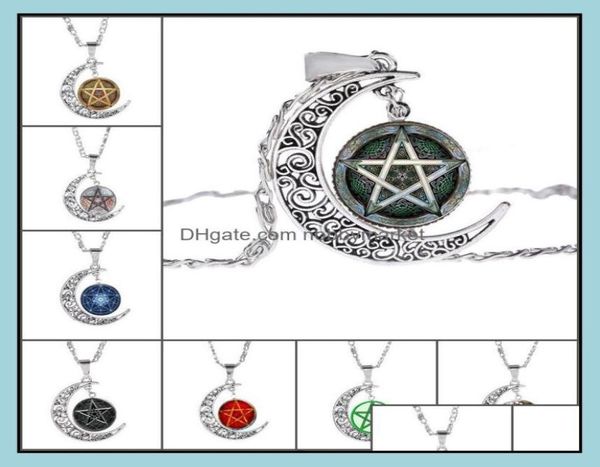 pendant necklaces pendants jewelry fivepointed star hollow moon cabochons glass moonstone pentagram necklace for womenmen witc8291170, Silver
pendant necklaces pendants jewelry fivepointed star hollow moon cabochons glass moonstone pentagram necklace for womenmen witc8291170, Silver
