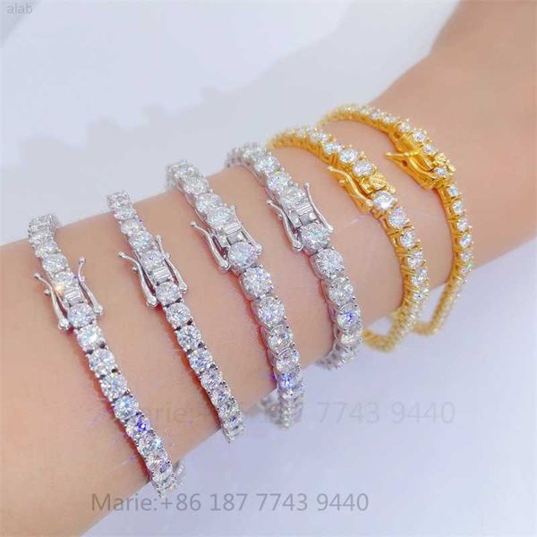 2023 jewelry 14k gold plated tennis bracelet s925 diamond bracelet vvs moissanite tennis chain, Silver
2023 jewelry 14k gold plated tennis bracelet s925 diamond bracelet vvs moissanite tennis chain, Silver