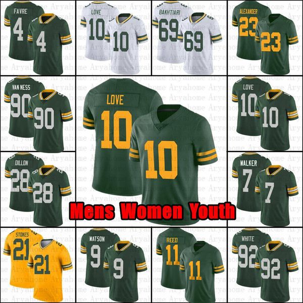 10 love aaron jones jaire alexander football jersey david bakhtiari aj dillon watson green bayes packer quay walker brett favre jayden reed, Black;red
10 love aaron jones jaire alexander football jersey david bakhtiari aj dillon watson green bayes packer quay walker brett favre jayden reed, Black;red