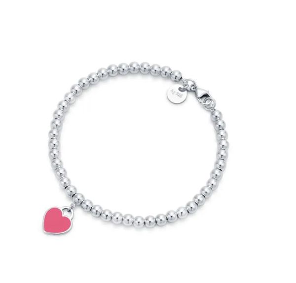 sterling silver beaded charm bracelets for women red pink blue green heart charms luxury designer jewelry lady gift with original bag, Golden;silver
sterling silver beaded charm bracelets for women red pink blue green heart charms luxury designer jewelry lady gift with original bag, Golden;silver