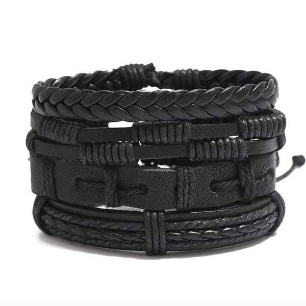 simple retro set bracelet diy braided leather men and women combination wholesale, Golden;silver
simple retro set bracelet diy braided leather men and women combination wholesale, Golden;silver