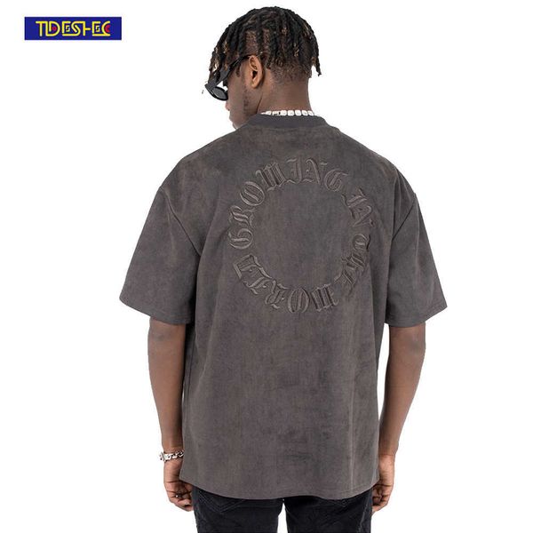 men's t-shirts streetwear harajuku t-shirt men hip hop vintage deerskin embroidered letter t shirt cotton 2022 men summer short sleeve, White;black
men's t-shirts streetwear harajuku t-shirt men hip hop vintage deerskin embroidered letter t shirt cotton 2022 men summer short sleeve, White;black