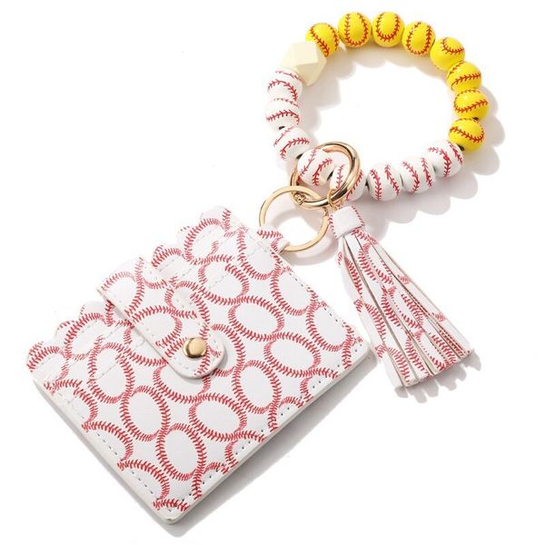 baseball vegan leather id card holder tassel beads wristlet cards bag organizer keychain bag charmer dom1061575, Brown;gray
baseball vegan leather id card holder tassel beads wristlet cards bag organizer keychain bag charmer dom1061575, Brown;gray