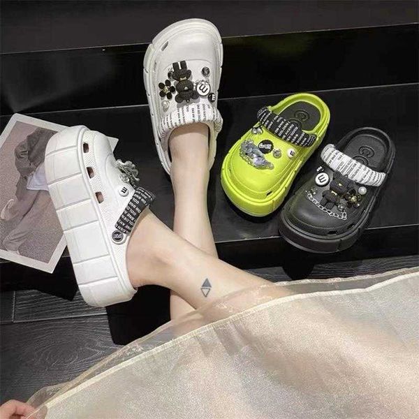 sandals fashion charms clog shoes summer sandals for girls outdoor women slippers thick sole decorative cave 230417, Black
sandals fashion charms clog shoes summer sandals for girls outdoor women slippers thick sole decorative cave 230417, Black