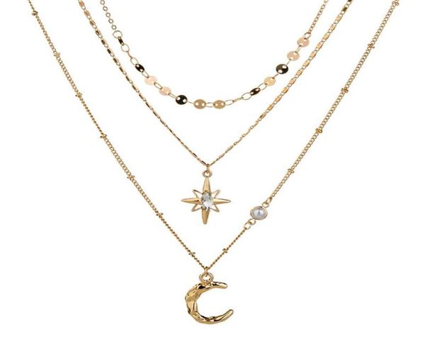 pendant necklaces christmas jewelry ins versatile tianmang star moon necklace trendy multilayer stacked neckchain female4152397, Silver
pendant necklaces christmas jewelry ins versatile tianmang star moon necklace trendy multilayer stacked neckchain female4152397, Silver