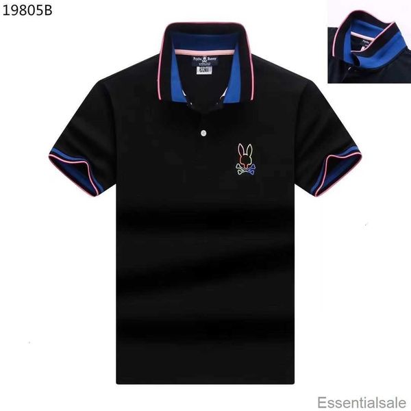 2023 psycho bunny summer new men's t shirt skull rabbit polo short sleeve cartoon embroidery collar solid fashion brand simple 55ir, White;black
2023 psycho bunny summer new men's t shirt skull rabbit polo short sleeve cartoon embroidery collar solid fashion brand simple 55ir, White;black