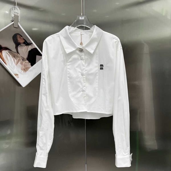 casual shirt designer blouse embroidery letter stitching white short shirts lapel cardigan long sleeved top
casual shirt designer blouse embroidery letter stitching white short shirts lapel cardigan long sleeved top