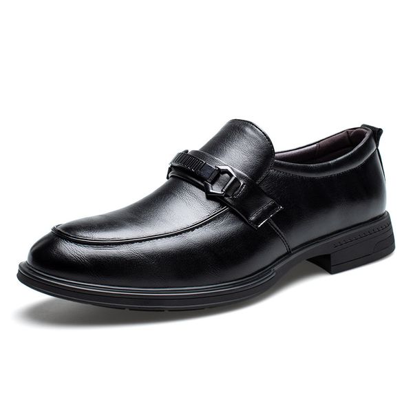 business flat shoes men brand designer formal dress leather shoes mens loafers british oxfords male wedding party shoes, Black
business flat shoes men brand designer formal dress leather shoes mens loafers british oxfords male wedding party shoes, Black