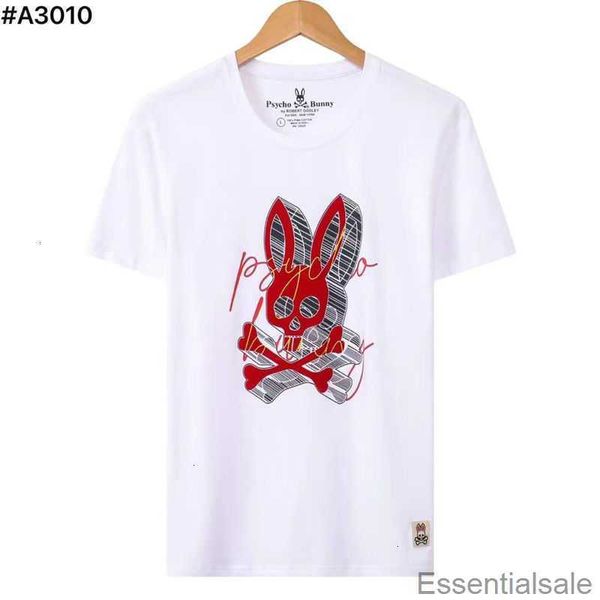 psycho bunny tshirt 23 spring/summer fashion brand casual men's short sleeve flocking printing skull rabbit pattern pure cotton t-shirt, White;black
psycho bunny tshirt 23 spring/summer fashion brand casual men's short sleeve flocking printing skull rabbit pattern pure cotton t-shirt, White;black