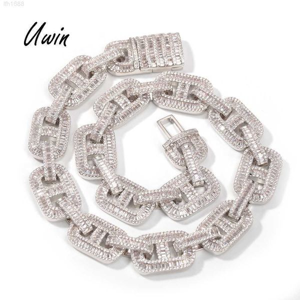 hip hop iced out coffee bean chain jewelry diamond pave aaa cz women luxury cuban baguette necklace 15mm for men and women, Silver
hip hop iced out coffee bean chain jewelry diamond pave aaa cz women luxury cuban baguette necklace 15mm for men and women, Silver