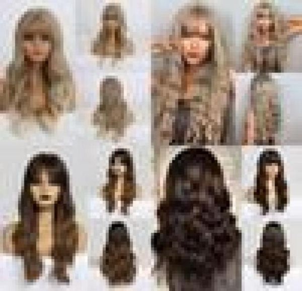 hair easi long dark brown women039s with bangs water wave heat resistant synthetic for women african american 2203017231098, Black;brown
hair easi long dark brown women039s with bangs water wave heat resistant synthetic for women african american 2203017231098, Black;brown