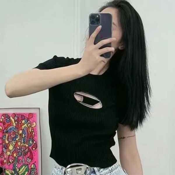 women's tshirts designer knit diesel tight t-shirt hollow out tee tanks women shirts letter printed short sleeve yoga tees woman summer, White
women's tshirts designer knit diesel tight t-shirt hollow out tee tanks women shirts letter printed short sleeve yoga tees woman summer, White