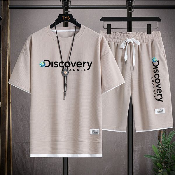 mens tracksuits summer discovery two piece set linen fabric casual tshirt and shorts sets sports suit fashion short sleeve tracksuit 230512, Gray
mens tracksuits summer discovery two piece set linen fabric casual tshirt and shorts sets sports suit fashion short sleeve tracksuit 230512, Gray