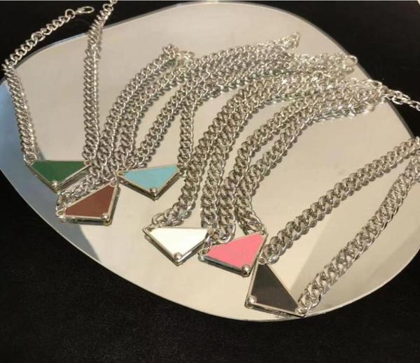 quality fashion men women black triangle label pendant necklaces silver titanium steel lovers necklace designer jewelry acces9408937
quality fashion men women black triangle label pendant necklaces silver titanium steel lovers necklace designer jewelry acces9408937