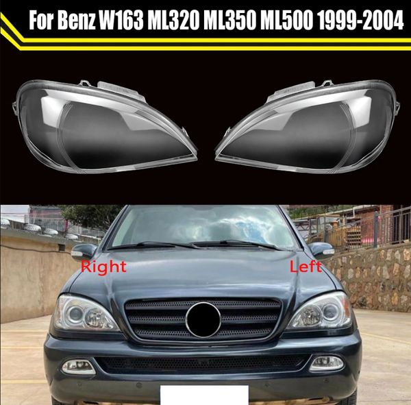 car head lampshade headlamp transparent headlight shell caps glass lens cover for mercedes-benz w163 ml320 ml350 ml500 1999~2004
car head lampshade headlamp transparent headlight shell caps glass lens cover for mercedes-benz w163 ml320 ml350 ml500 1999~2004