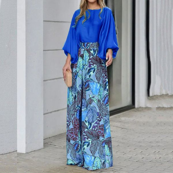 women's two piece pants women solid lantern sleeve print wide leg pants outfits spring office lady commute clothes two piece set casua, White
women's two piece pants women solid lantern sleeve print wide leg pants outfits spring office lady commute clothes two piece set casua, White