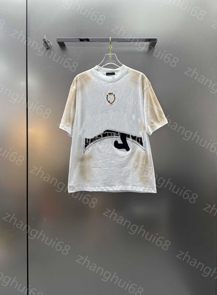 23ss womens designer clothing tee womens t-shirt round neck pure cotton gradient stick cloth embroidery short sleeve t-shirt womens clothes, White
23ss womens designer clothing tee womens t-shirt round neck pure cotton gradient stick cloth embroidery short sleeve t-shirt womens clothes, White