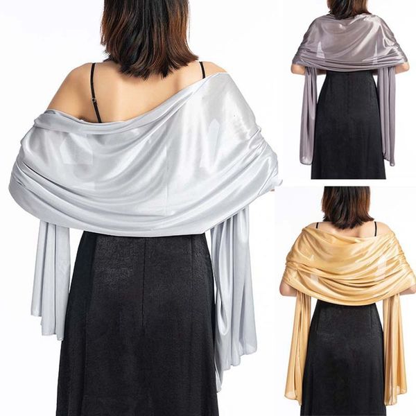 sarongs exquisite satin shawl scarves wrap for weddings evening dress party pure color long scarf 230515, Blue;gray
sarongs exquisite satin shawl scarves wrap for weddings evening dress party pure color long scarf 230515, Blue;gray