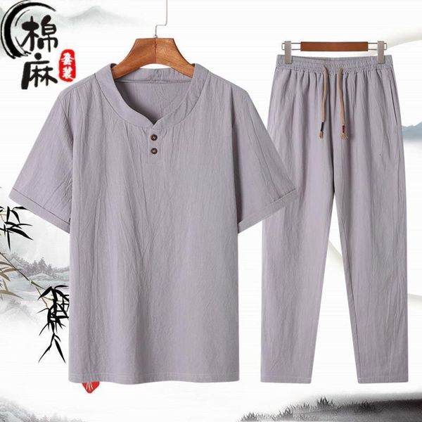 mens tracksuits shirt pants summer fashion trend mens men cotton linen suit short sleeve men shirt full size m5xl 230512, Gray
mens tracksuits shirt pants summer fashion trend mens men cotton linen suit short sleeve men shirt full size m5xl 230512, Gray