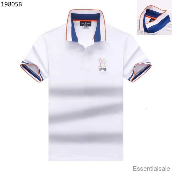 2023 psycho bunny summer new men's t shirt skull rabbit polo short sleeve cartoon embroidery collar solid fashion brand simple t69v, White;black
2023 psycho bunny summer new men's t shirt skull rabbit polo short sleeve cartoon embroidery collar solid fashion brand simple t69v, White;black