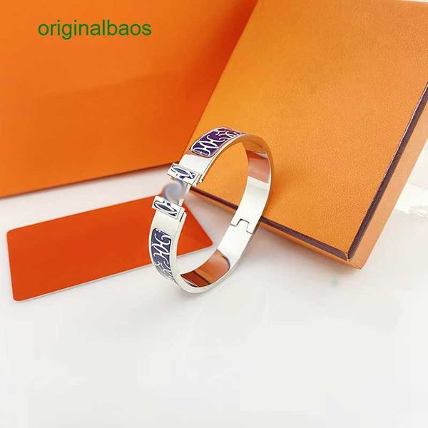 original hemrres designer bracelet silver 12mm brand new enamel bangle european fashion classic designer women 316l titanium steel bracelet, Black
original hemrres designer bracelet silver 12mm brand new enamel bangle european fashion classic designer women 316l titanium steel bracelet, Black