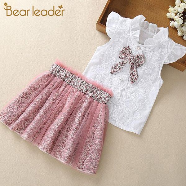 clothing sets bear leader summer casual children chiffon flowers blue tshirt pants girls kids set for 37 years 230512, White
clothing sets bear leader summer casual children chiffon flowers blue tshirt pants girls kids set for 37 years 230512, White