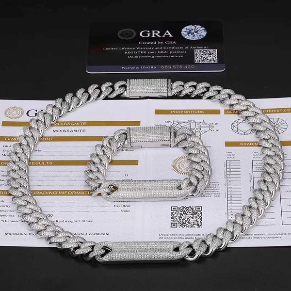 hip hop neck chain jewelry 12mm bling gold plated 925 silver pass diamond tester vvs moissanite iced out cuabn link necklace
hip hop neck chain jewelry 12mm bling gold plated 925 silver pass diamond tester vvs moissanite iced out cuabn link necklace