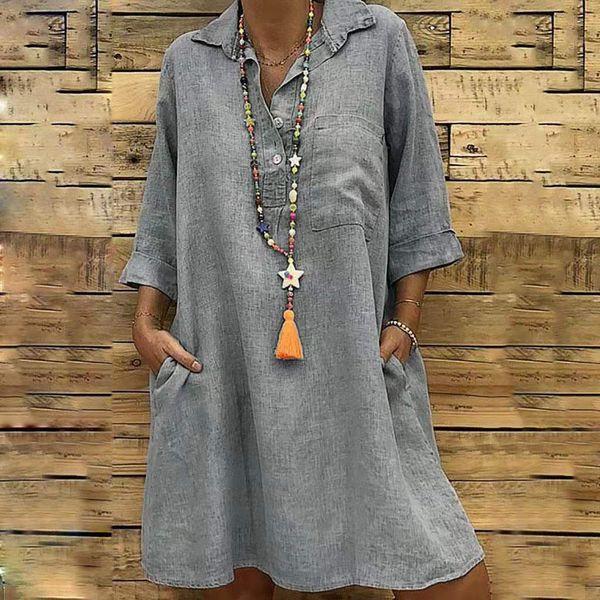 casual dresses autumn women's midi dress pink turn-down collar oversize shirt dresses female summer black loose casual clothes lady 230, Black;gray
casual dresses autumn women's midi dress pink turn-down collar oversize shirt dresses female summer black loose casual clothes lady 230, Black;gray