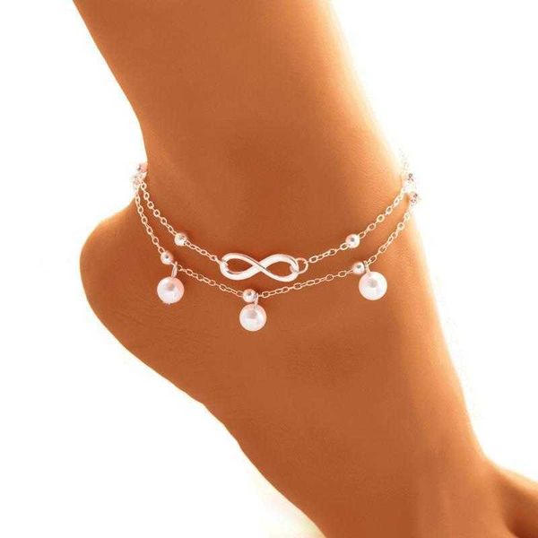 fashion selling pearl 8 word anklet ornament handmade beaded double layer bracelet versatile personality jewelry, Red;blue
fashion selling pearl 8 word anklet ornament handmade beaded double layer bracelet versatile personality jewelry, Red;blue