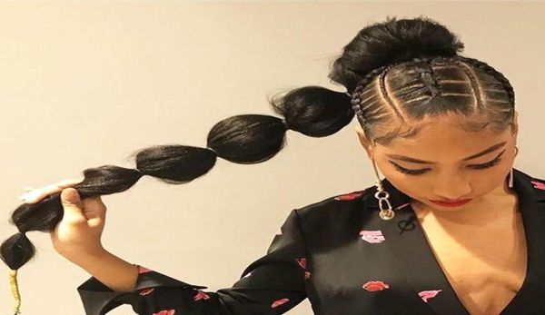 long 22 inches kinky straight hairs bubble ponytail heat resistant synthetic clip in drawstring pony tail hair extensions5304981, Black
long 22 inches kinky straight hairs bubble ponytail heat resistant synthetic clip in drawstring pony tail hair extensions5304981, Black