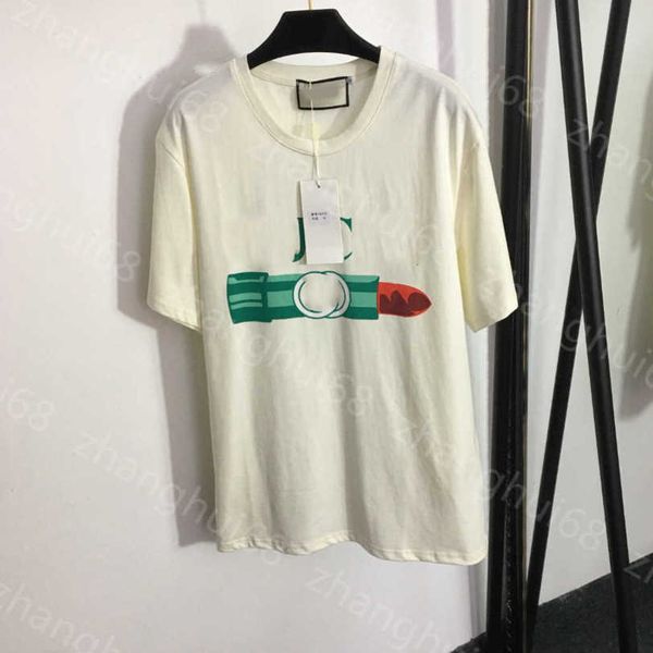 23ss tee womens t-shirt womens designer clothing round neck pure cotton lipstick monogram print short sleeve t-shirt womens clothes a1, White
23ss tee womens t-shirt womens designer clothing round neck pure cotton lipstick monogram print short sleeve t-shirt womens clothes a1, White
