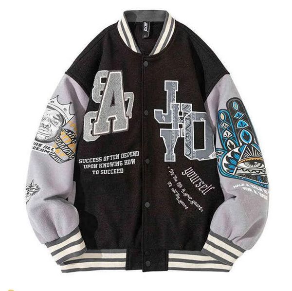 men women letter embroidery varsity jackets japanese thin oversized spring autumn baseball jacket coat hip hop harajuku college t220816, White;black
men women letter embroidery varsity jackets japanese thin oversized spring autumn baseball jacket coat hip hop harajuku college t220816, White;black
