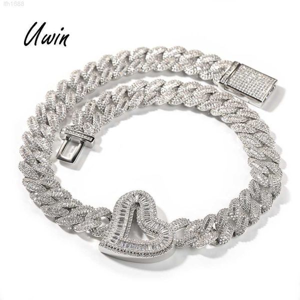 cuban link necklace 16mm baguette cz big heart chain trendy bracelet necklace hip hop women man jewelry, Silver
cuban link necklace 16mm baguette cz big heart chain trendy bracelet necklace hip hop women man jewelry, Silver