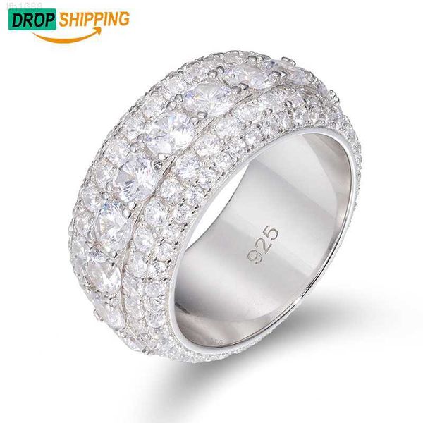 dropshipping pass diamond tester 5 rows vvs moissanite diamond finger ring 925 sterling silver hip hop jewelry
dropshipping pass diamond tester 5 rows vvs moissanite diamond finger ring 925 sterling silver hip hop jewelry